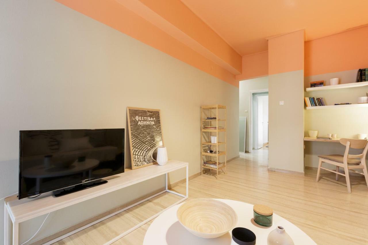 Elegant Coral Apartment Athene Buitenkant foto